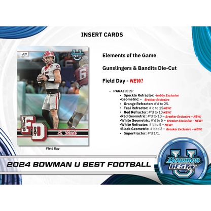 2024 Bowman University Best Football Hobby Box