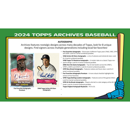 2024 Topps Archives Baseball Hobby Box