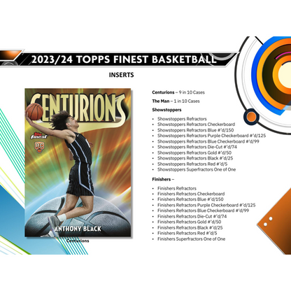 2023/24 Topps Finest Basketball Hobby Box