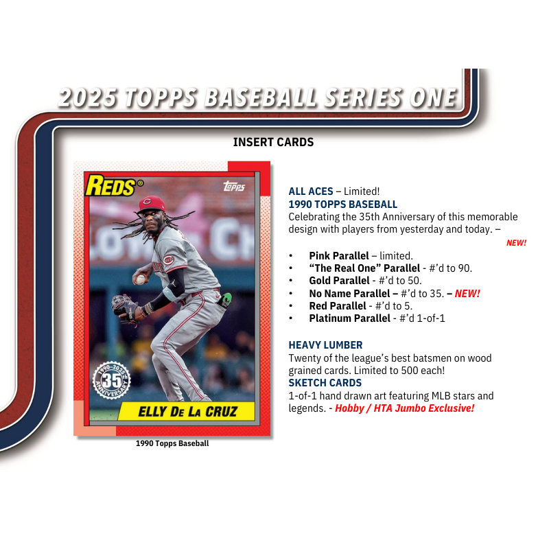 2025 Topps Series 1 Baseball Jumbo Box