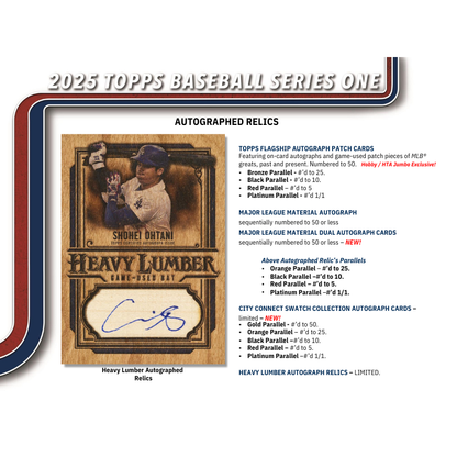 2025 Topps Series 1 Baseball Hobby Box
