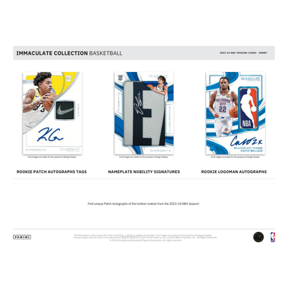 2023/24 Panini Immaculate Basketball Hobby Box