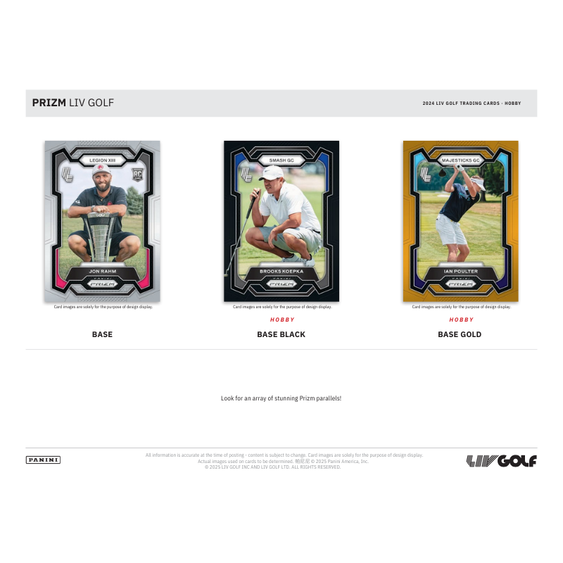 2024 Prizm LIV Golf Hobby Box