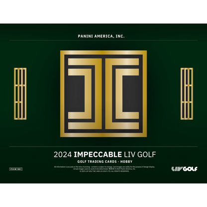 2024 Panini Impeccable LIV Golf Hobby 3 Box Case