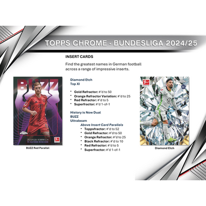 2024/25 Topps Chrome Bundesliga Soccer Hobby Box