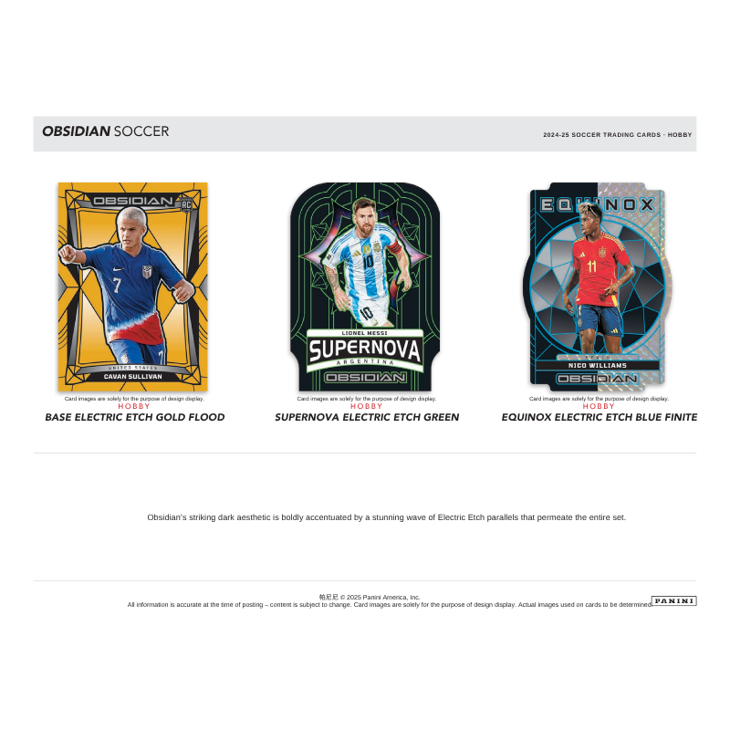 2024/25 Panini Obsidian Soccer Hobby Box