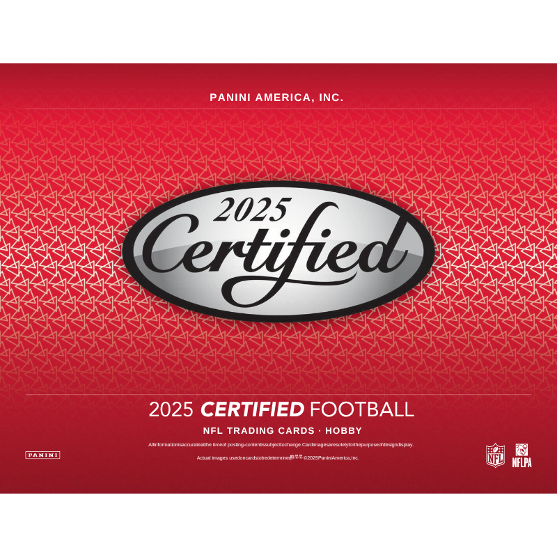 2025 Panini Certified Football Hobby Box