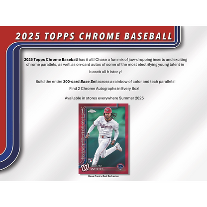 2025 Topps Chrome Baseball Breaker's Delight 6 Box Case