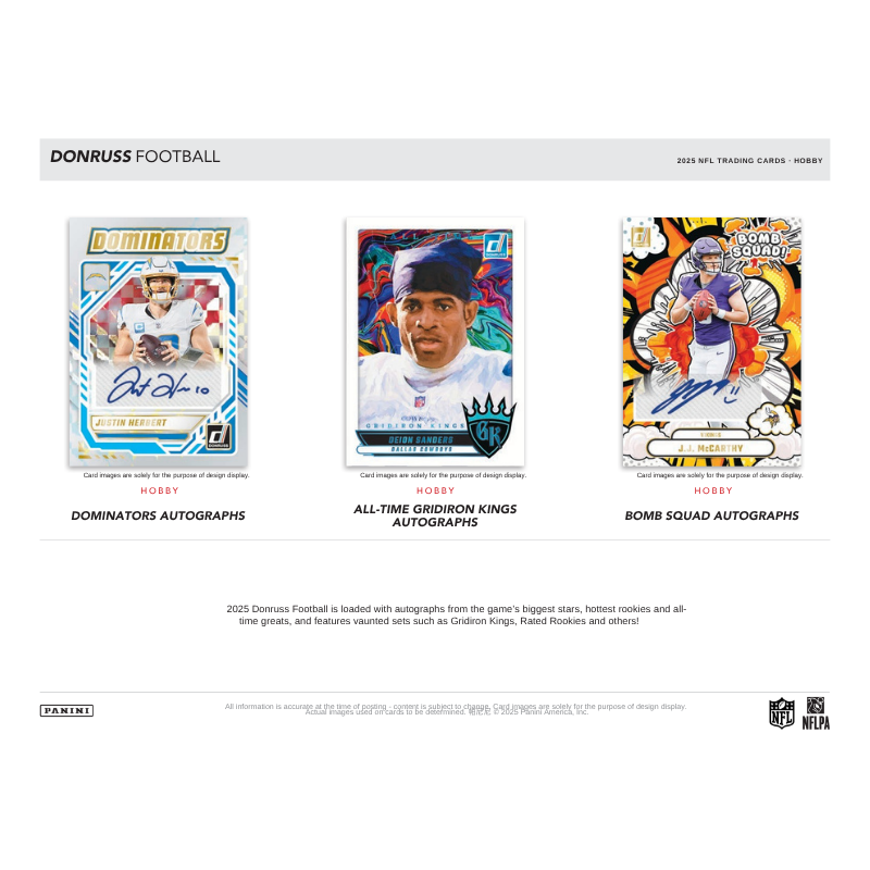 2025 Panini Donruss Football Hobby Box
