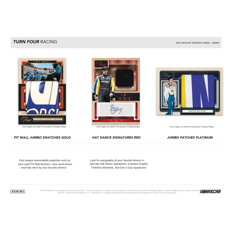 2025 Panini Turn Four Racing Hobby Box
