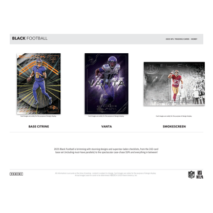 2025 Panini Black Football Hobby Box