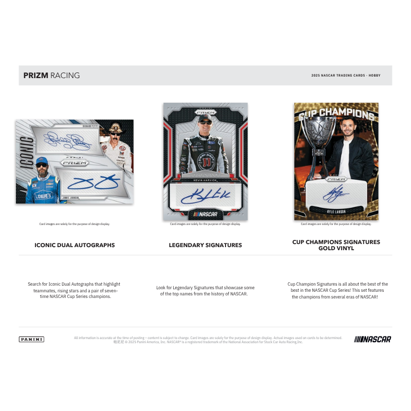 2025 Panini Prizm Racing Hobby Box