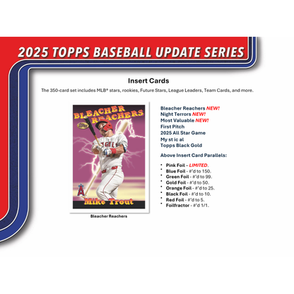 2025 Topps Update Series Baseball Jumbo Box