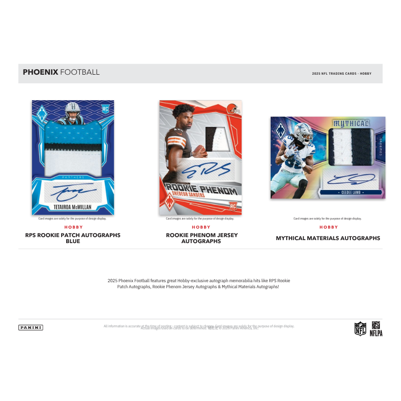 2025 Panini Phoenix Football Hobby Box