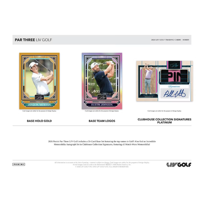 2026 Panini Par Three LIV Golf Hobby Box