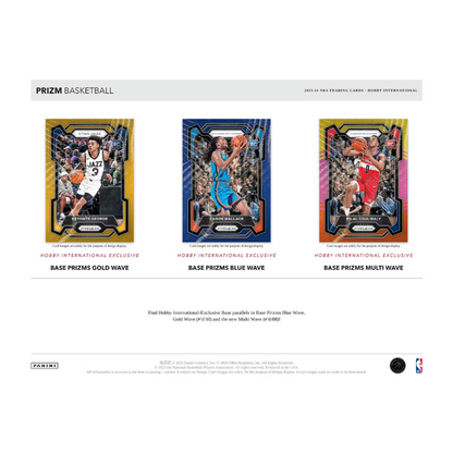 2023/24 Panini Prizm Basketball International Hobby Box