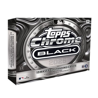 2025 Topps Chrome Black Baseball Hobby Box