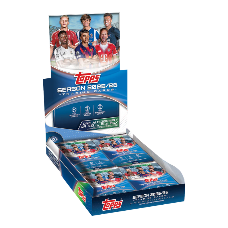 2025/26 Topps UEFA Club Competitions Soccer Hobby Box