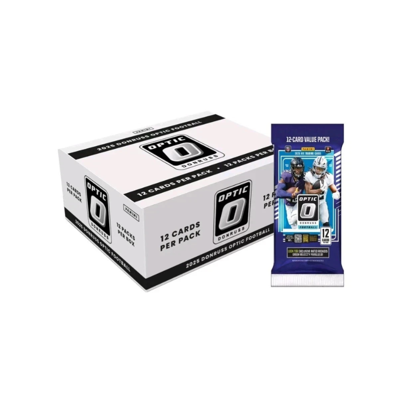 2025 Panini Donruss Optic Football Fat Pack Cello Box