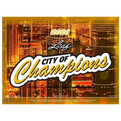 2026 Leaf City of Champions Hobby Box