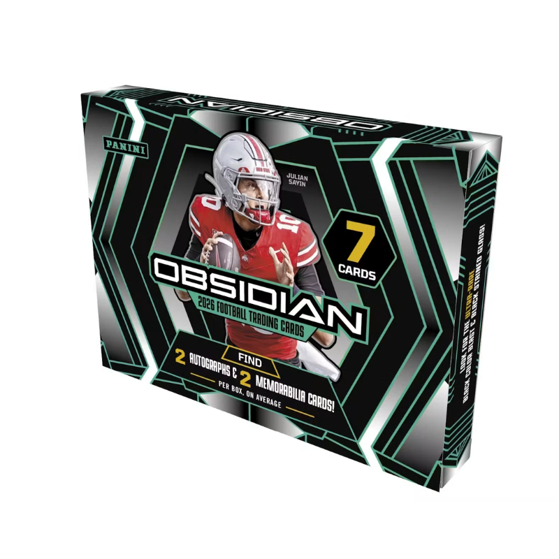 2026 Panini Obsidian Football Hobby 12 Box Case