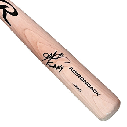 John Rocker Signed F*** NY Inscription Rawlings Blonde Baseball Bat Black Ink (Beckett)