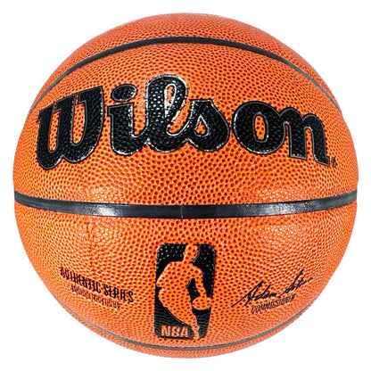 Dennis Rodman Signed Wilson NBA Authentic Series Basketball Black Ink (JSA)