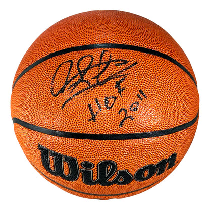 Dennis Rodman Signed HOF 2011 Inscription NBA Wilson Authentic Series Basketball (JSA)