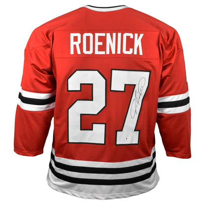 Jeremy Roenick Signed Chicago Red Hockey Jersey (Beckett)