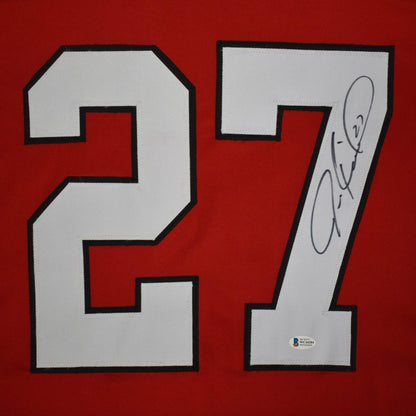 Jeremy Roenick Signed Chicago Red Hockey Jersey (Beckett)