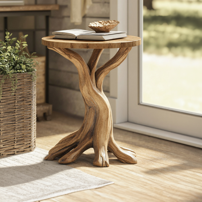Farmhouse End Table Rustic End Table Home Decor