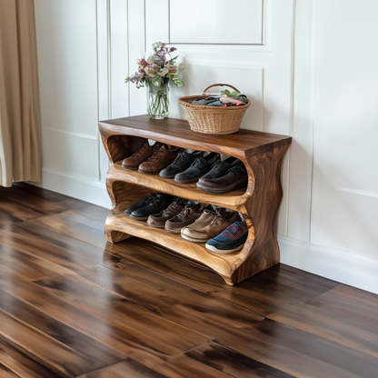 Handmade Hallway Bench Shoe Rack Livingroom Furniture