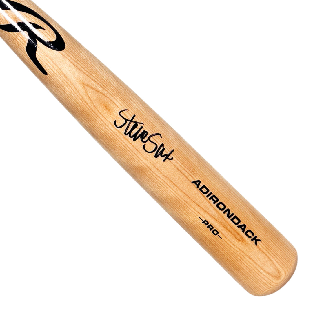 Steve Sax Signed Rawlings Blonde Baseball Bat (Beckett)