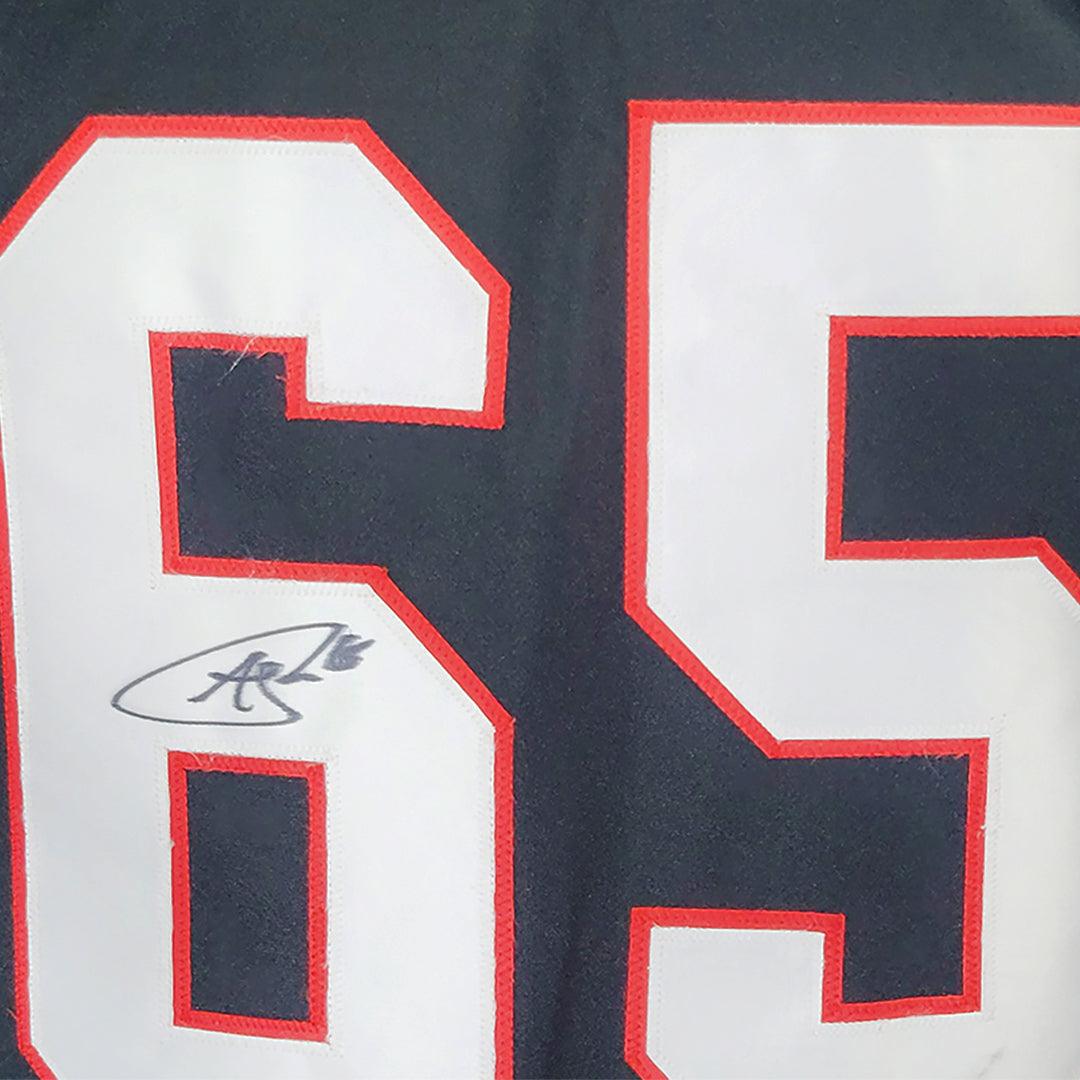 Andrew Shaw Signed Chicago Black Hockey Jersey (JSA)
