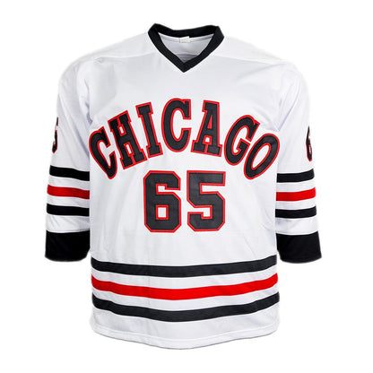 Andrew Shaw Signed Chicago White Hockey Jersey (JSA)
