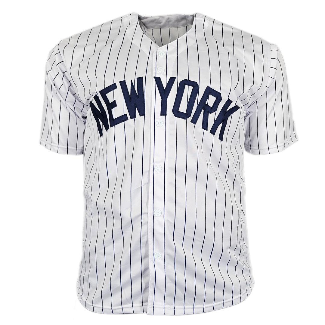 Gary Sheffield Signed New York Pinstripe Decal Baseball Jersey (JSA)