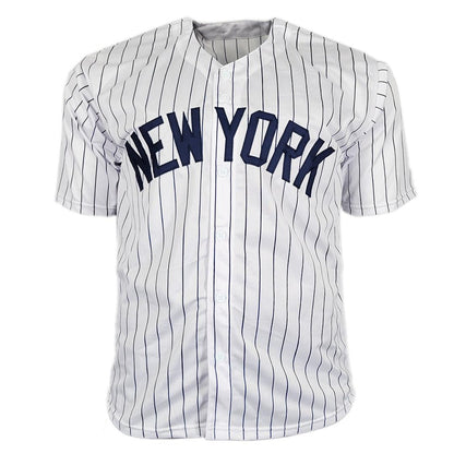 Gary Sheffield Signed New York Pinstripe Decal Baseball Jersey (JSA)