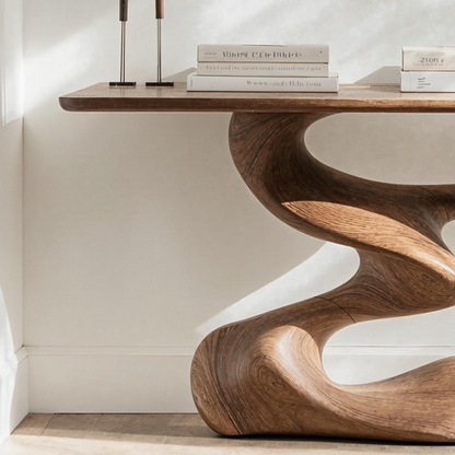 Mid Century Console Table For Living Room