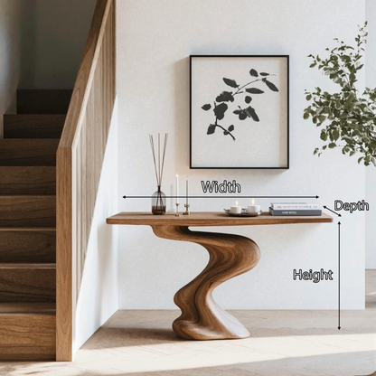 Handcrafted Modern Console Table Furniture Decor
