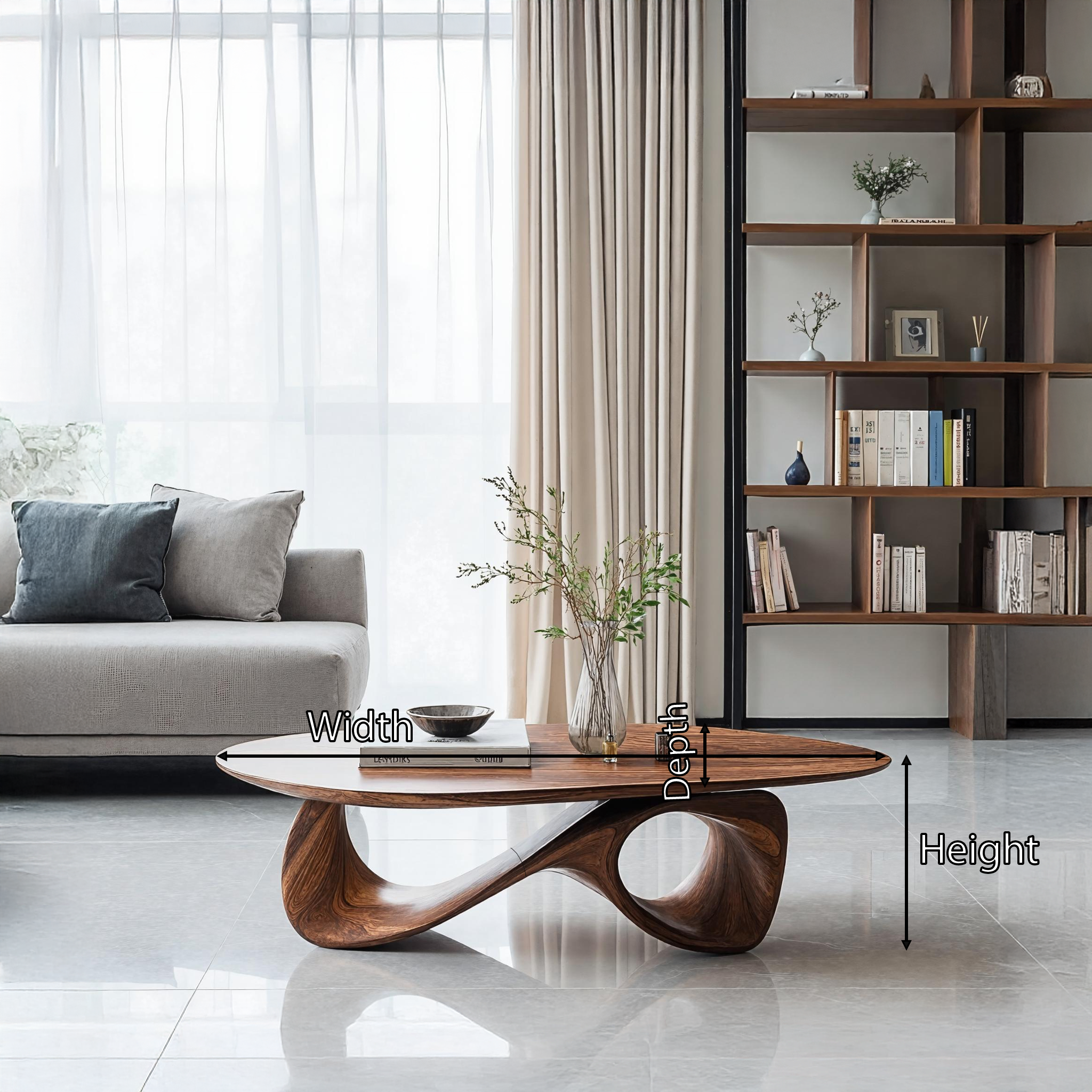 Rustic Coffee Table For Natural Home Styling