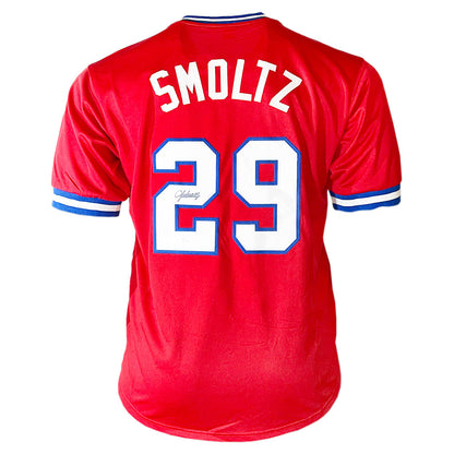 John Smoltz Signed Atlanta Red Baseball Jersey (JSA)