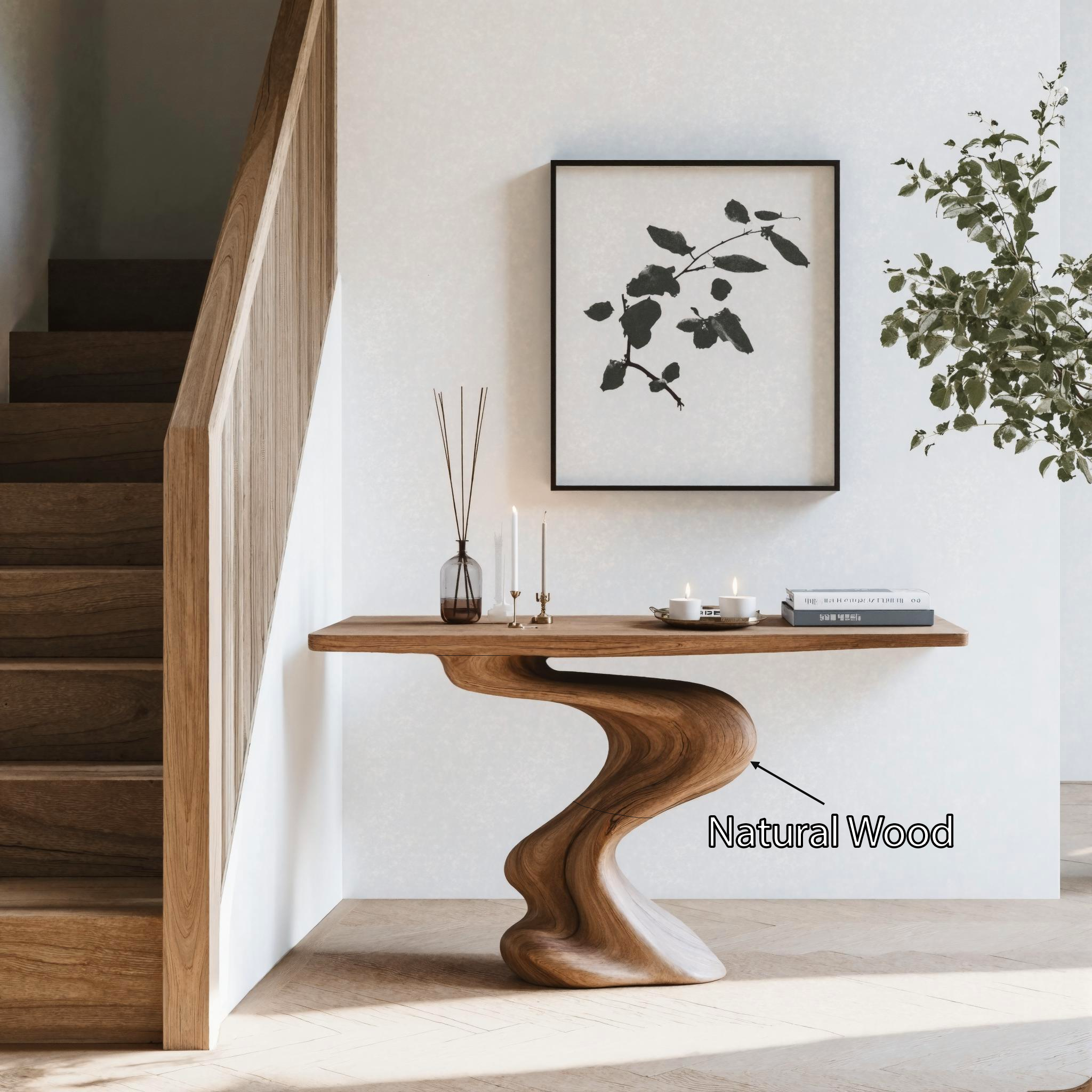 Handcrafted Modern Console Table Furniture Decor