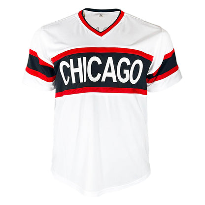 Frank Thomas Signed Chicago White Throwback Baseball Jersey (Beckett)