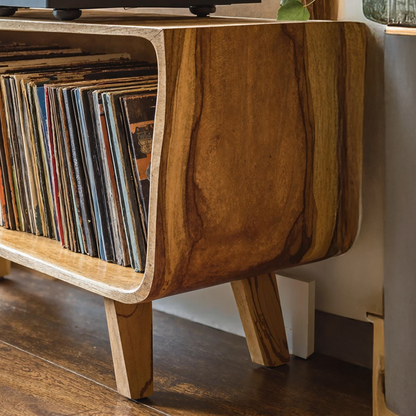 Elegant Record Player Stand For Living Room, Bedroom, Office