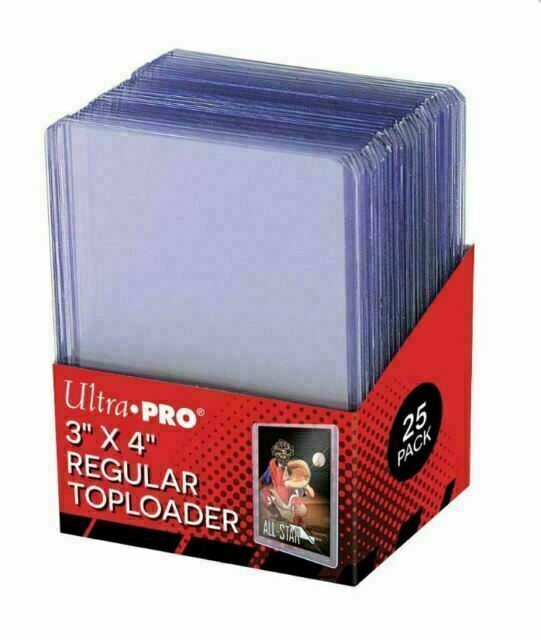 Ultra Pro 3X4 Regular Toploaders (25ct)