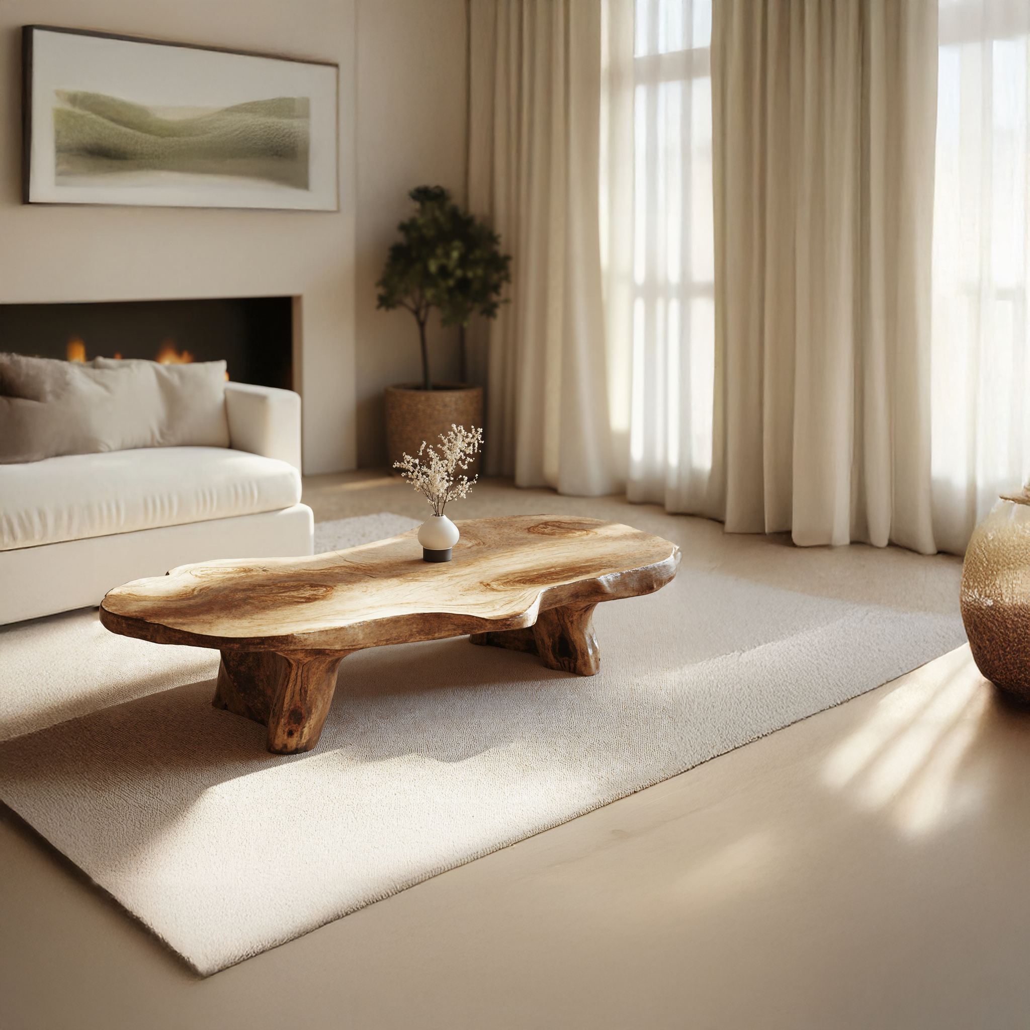 Handcrafted Coffee Table Unique Coffee Table