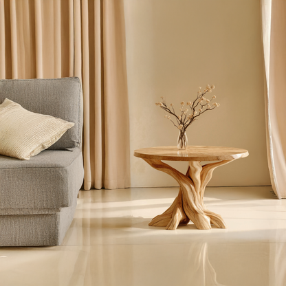 Minimalist Wood End Table For Modern Living Spaces