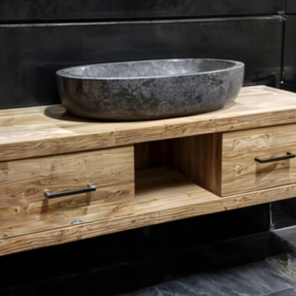 Reclaimed Wood Solid Bathroom Vanity
