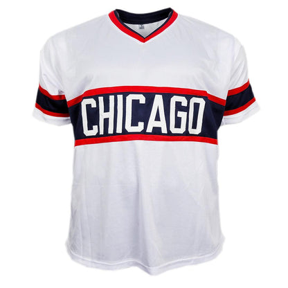 Andrew Vaughn Signed Chicago White Throwback Baseball Jersey (Beckett)