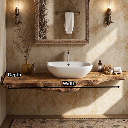 Wooden Floating Bathroom Vanity